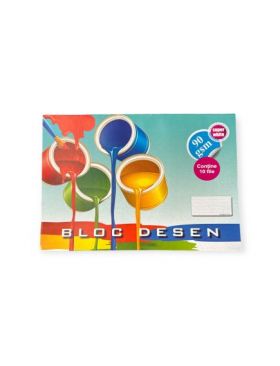 Bloc desen A4,90 g/mp, 10 file, Engross