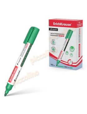 Marker tabla alba cu cerneala ErichKrause Liquid LW-600 culoare verde Engros