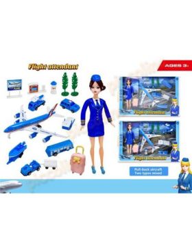 Set aeroport cu stewardesa Engros