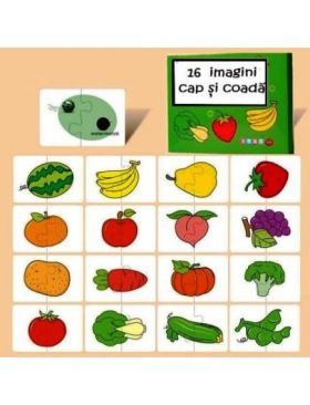 Cap si coada imagini din 2 bucati fructe si legume Engros