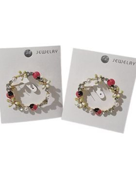 Set engros 12/buc brose elegante "Floricele si buburuze"