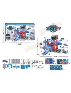 Set parcare cu 2 masini metalice Engros