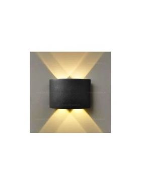 Aplica LED Engros 2x2W Exterior Negru AL-042 3500K