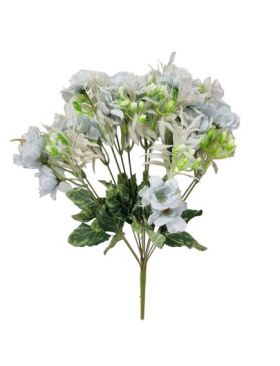Buchet flori artificiale, flori marunte pentru aranjamente floarale 12 fire 45 cm lungime