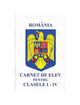 Carnet de elev pentru clasele 1-4, model nou, coperta lucioasa,Engross