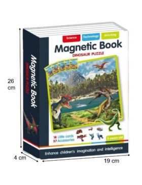 Carte magnetica puzzle dinozauri Engros