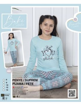 Pijama Copii Fete Penye 4001 Engros