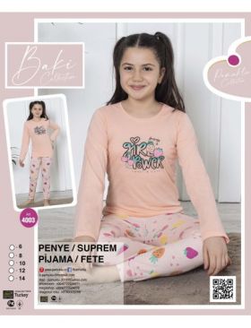 Pijama Copii Fete Penye 4003 Engros