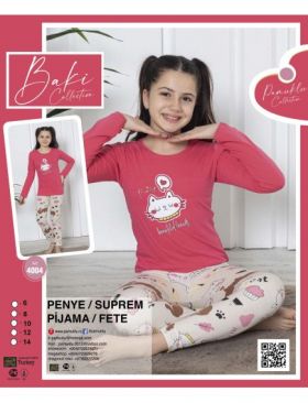 Pijama Copii Fete Penye 4004 Engros