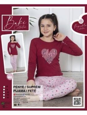 Pijama Copii Fete Penye 4005 Engros