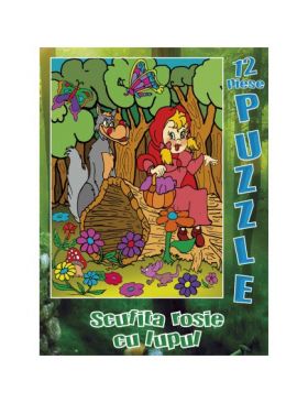 Puzzle Delmos 12 Piese, 2 povesti, Engross