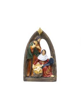 Statueta decorativa din rasina cu Famila Sfanta, inaltime 15.5cm Z-TOOLS / ZTS 8027 Engros