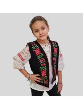 Vesta traditionala Engros pentru fete, model Ileana