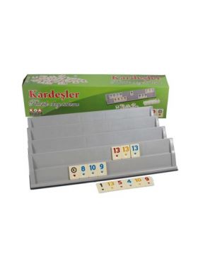 Joc remi, rummy din plastic cu piese din plastic / 745 Engros