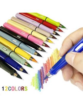 Pix colorat pentru totdeauna, stilou șters etern, stilou fără cerneală, creion pentru schiță, fără ascuțire pentru desen, colorat