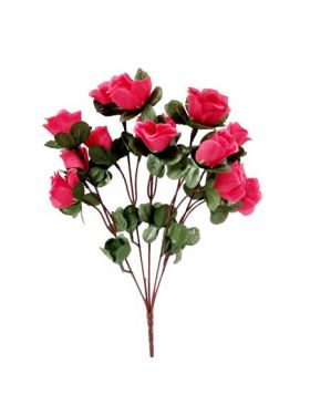 Buchet floare artificiala Trandafir 5 fire 35 cm lungime buchet