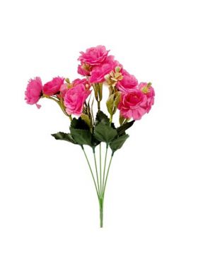 Buchet floare artificiala Trandafir 5 fire 36 cm lungime buchet