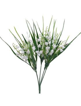 Buchet verdeata artificiala cu lacramioare 5 fire 35 cm lungime buchet