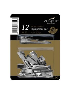 Clips Oranjollie metal 12 la set mic