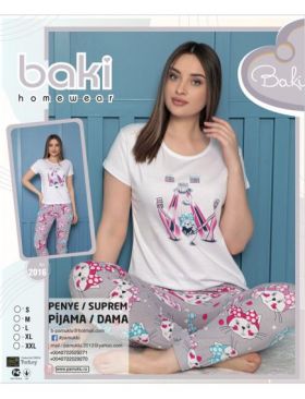 Pijama Dama Baki Suprem Scurt 2016 Engros