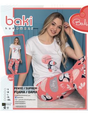 Pijama Dama Baki Suprem Scurt 2017 Engros