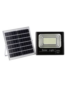 Proiector cu Panou Solar Monocristalin si telecomanda - 200W/6500k,EN GROSS.