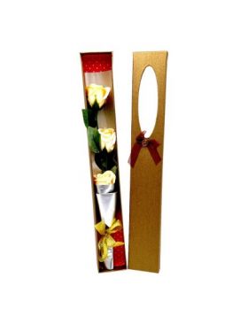 Aranjament floral, forma buchet flori,trandafiri, maro, engros