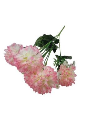 Buchet floare artificiala Crizanteme 5 fire 36 cm lungime buchet