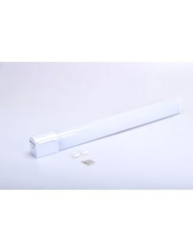 Corp LED baie alb, cu priza,Engros, 15w, 4000K, lumina neutra, cu protectie IP44