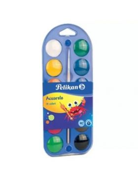 En-gros Acuarele Pastila Pelikan 12 culori