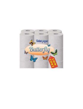 Hartie Igienica ZEBRA Batterflay 4 role/bax, 2 straturi, 17 m​