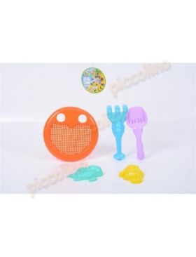 Set jucarii plaja cu 2 ustensile si 2 forme Engros
