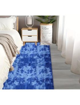 Covor Fluffy Premium En-Gros, 150 x 200 cm, Albastru