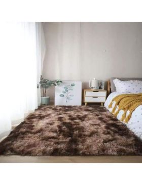 Covor Fluffy Premium En-Gros, 150 x 200 cm, Maro