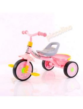 Tricicleta roti plastic - roz Engros
