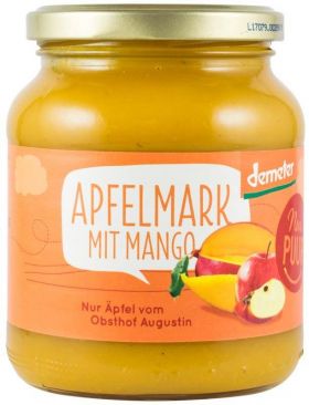 Piure bio de mere cu mango, 360g - Nur Puur