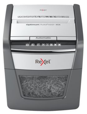 Distrugator Documente Automat Rexel Optimum 45x, P4, Cross-cut (confeti), 45 Coli, Cos 20l