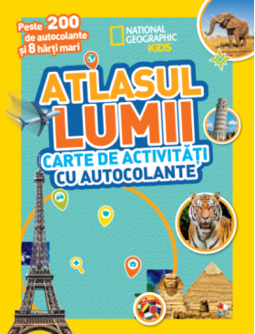 Atlasul lumii. Carte de activitati cu autocolante | 