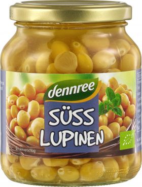 Boabe de lupin, eco-bio, 340g - Dennree