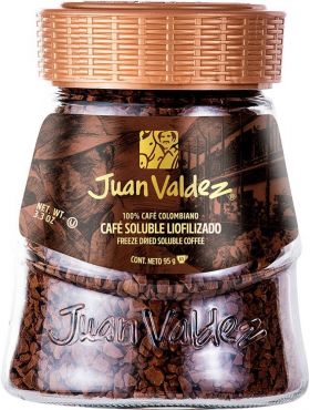 Cafea solubila liofilizata clasica 95g Juan Valdez