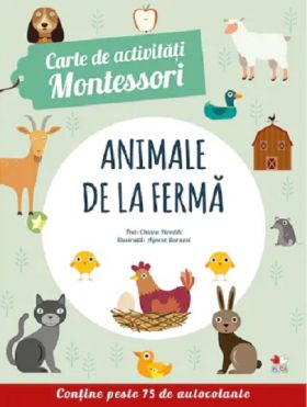 Carte de activitati Montessori. Animale de la ferma | 