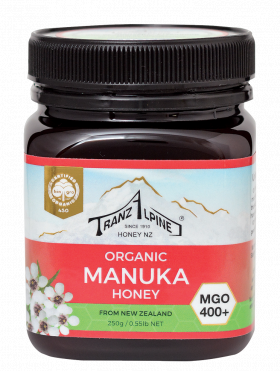 Miere de Manuka MGO400, eco-bio, 250g - TranzAlpine