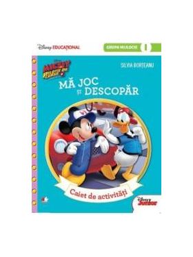 Disney Mickey Si Pilotii De Curse - Ma Joc Si Descopar - Caiet De Activitati Grupa Mijlocie - Silvia