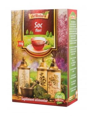 Ceai din flori de soc, 50g, AdNatura