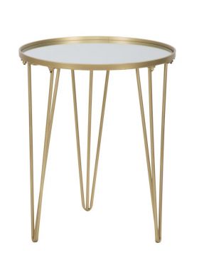 Mauro Ferretti Masuta de cafea GLAM GOLD/MIRROR CM Ø 40X49