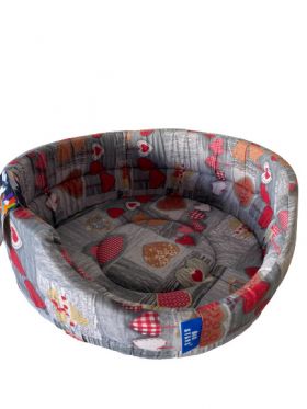 Cos Burete Textil Rotund 40cm Diverse Culori