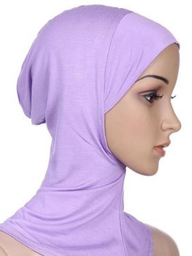 Hijab pentru femei violet deschis