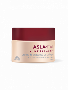 Crema hidratanta cu colagen si SPF10 MineralActiv, 50ml, AslaVital