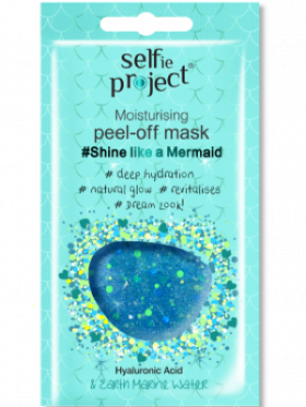 Masca exfolianta hidrat de regularizare Galaxy Shine Like A Mermaid, 12ml, Selfie Project