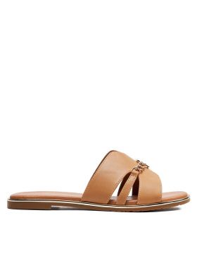 Şlapi Tommy Hilfiger Flat Slide T3A2-33251-0326 Bej